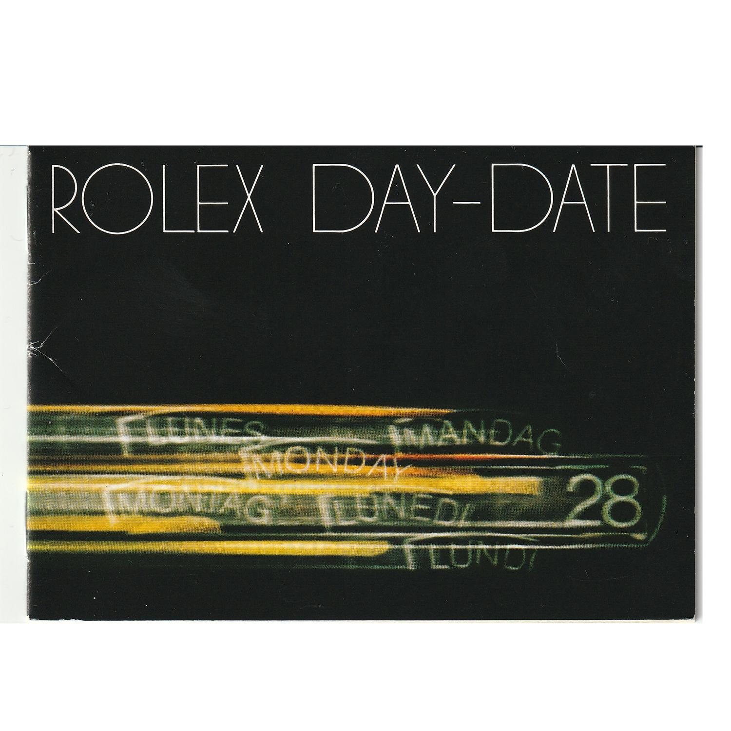 Rolex President 18038 White Roman Day-Date Montre Homme Factory Rolex Warr. Carte en vente 3