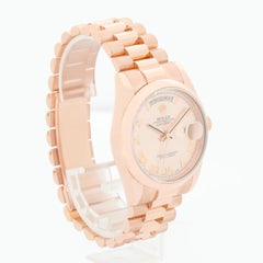 Rolex President Day-Date Men's 18k Rose Gold Watch 118205