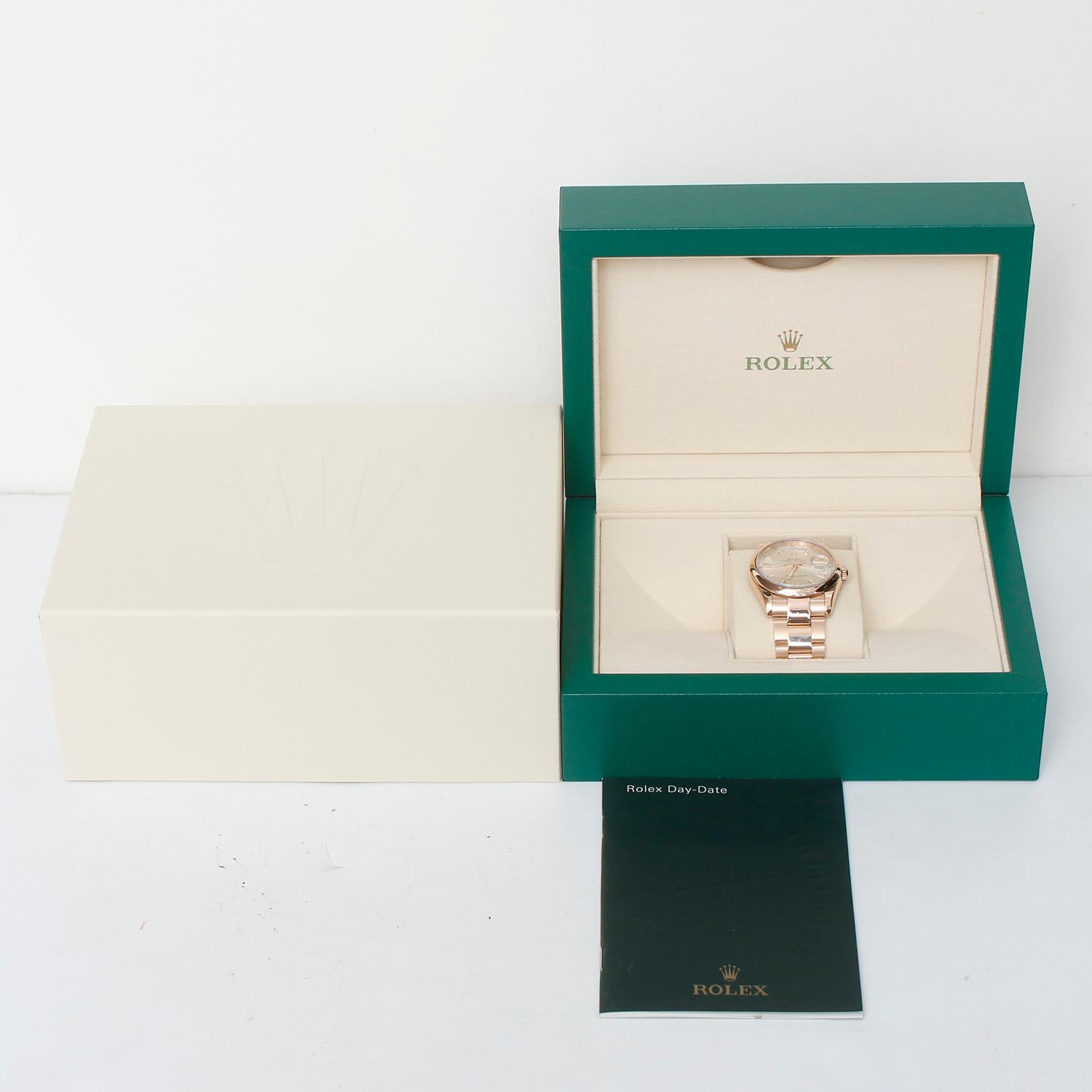 Rolex Montre President Day-Date en or rose 18 carats pour hommes 118205 2