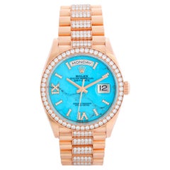 Rolex President Day-Date Men's 18k Rose Gold Watch 128345RBR