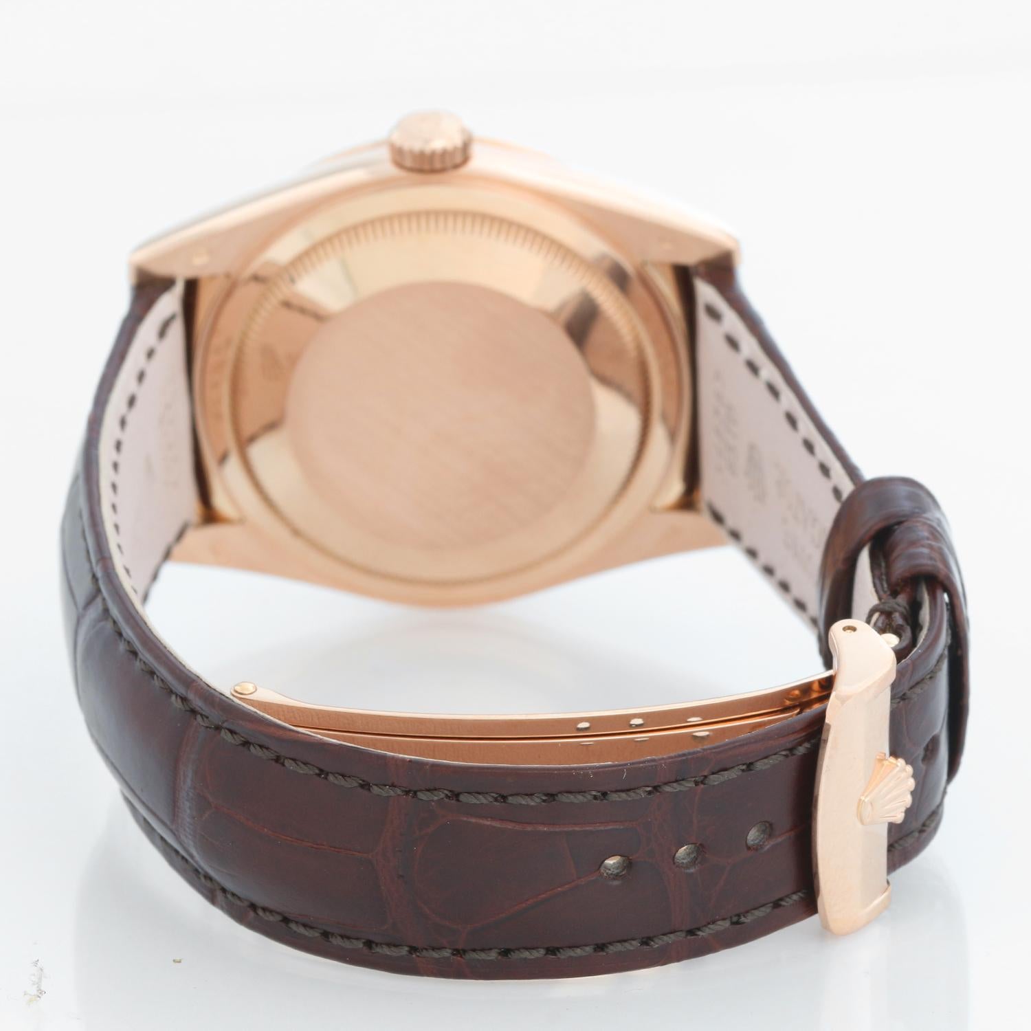 rose gold watch for men