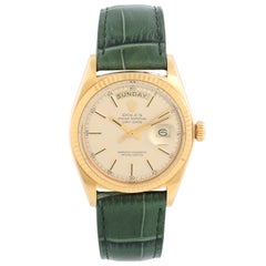 Montre Rolex Président Day-Date pour hommes en or jaune 18 carats 1803