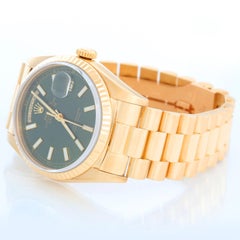 Rolex President Day-Date Men's 18k Yellow Gold Watch 18238