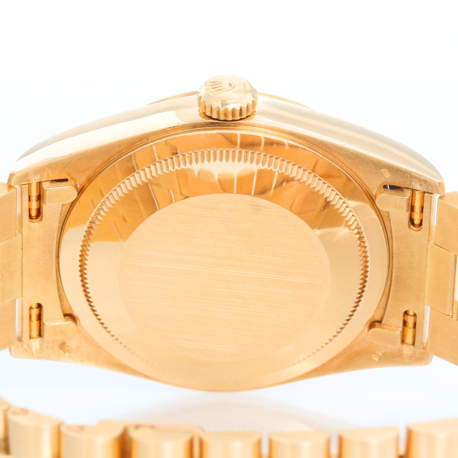  Rolex Montre President Day-Date en or jaune 18 carats pour hommes 18238 Pour hommes 