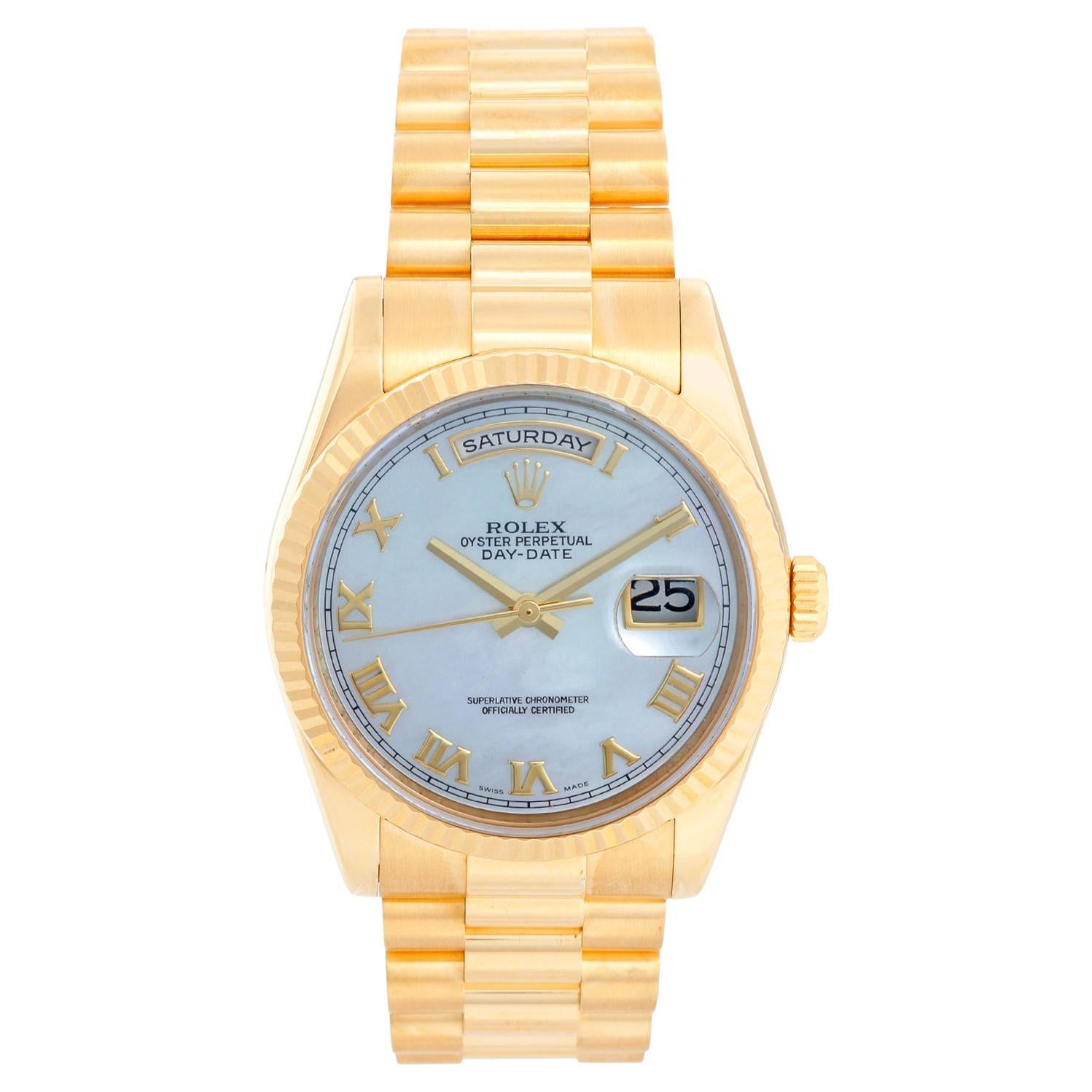 Rolex President Day-Date Men's Watch 118238 Mother of Pearl Dial  For Sale