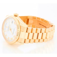 Rolex President Day-Date Men's Watch 118238 White Dial