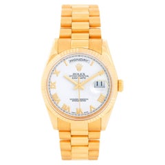 Rolex President Day-Date Men's Watch 118238 White Dial