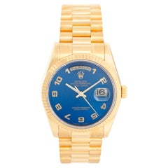 Rolex President Day-Date Men's Watch Blue Jubilee Dial 118238