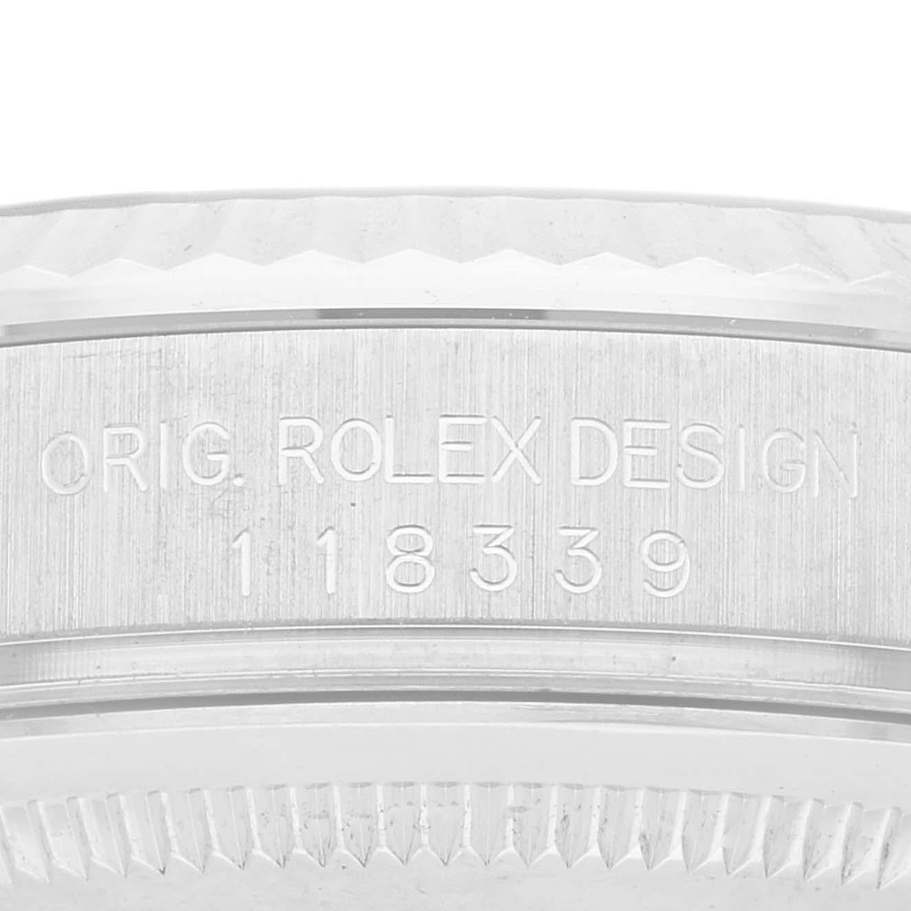 Men's Rolex President Day-Date Mother of Pearl White Gold Diamond Mens Watch For Sale