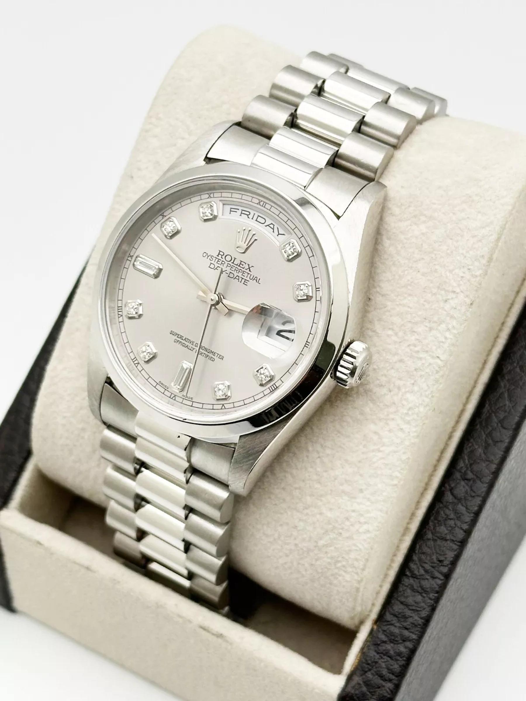 rolex day date platinum