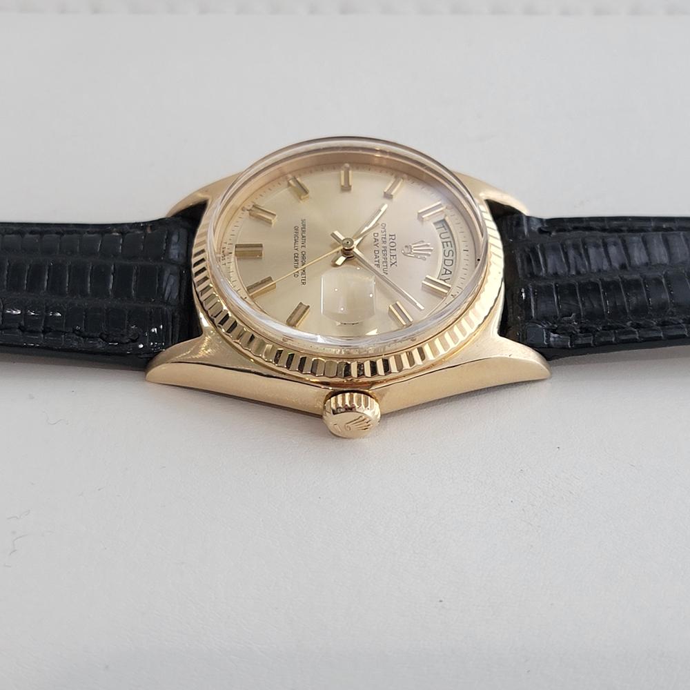 Rolex Präsident Day Date Ref 1803 18k Solid Gold 1970er Jahre Herren Automatik RA631 im Angebot 1