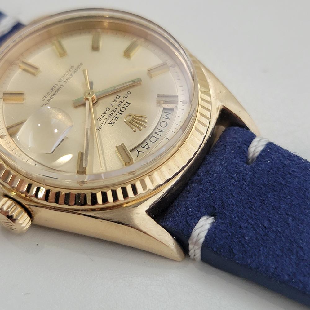 Rolex Präsident Day Date Ref 1803 18k Solid Gold 1970er Jahre Herren Automatik RA631B im Angebot 2
