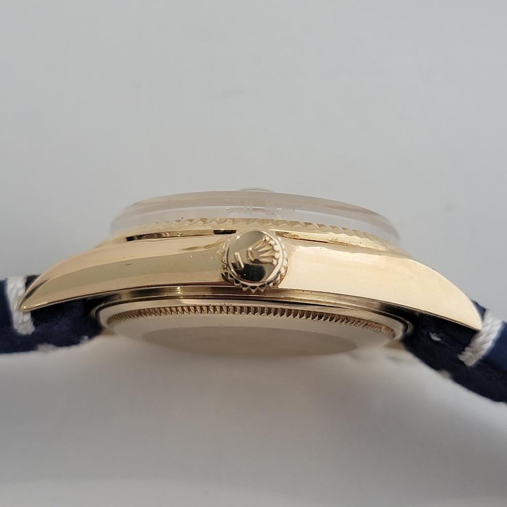 Rolex Präsident Day Date Ref 1803 18k Solid Gold 1970er Jahre Herren Automatik RA631B im Angebot 5