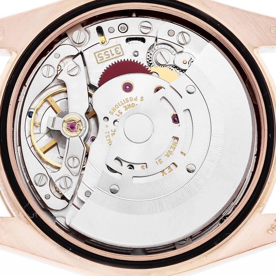 Rolex President Day-Date Roségold Silber Diamant Zifferblatt Herrenuhr 118235 5