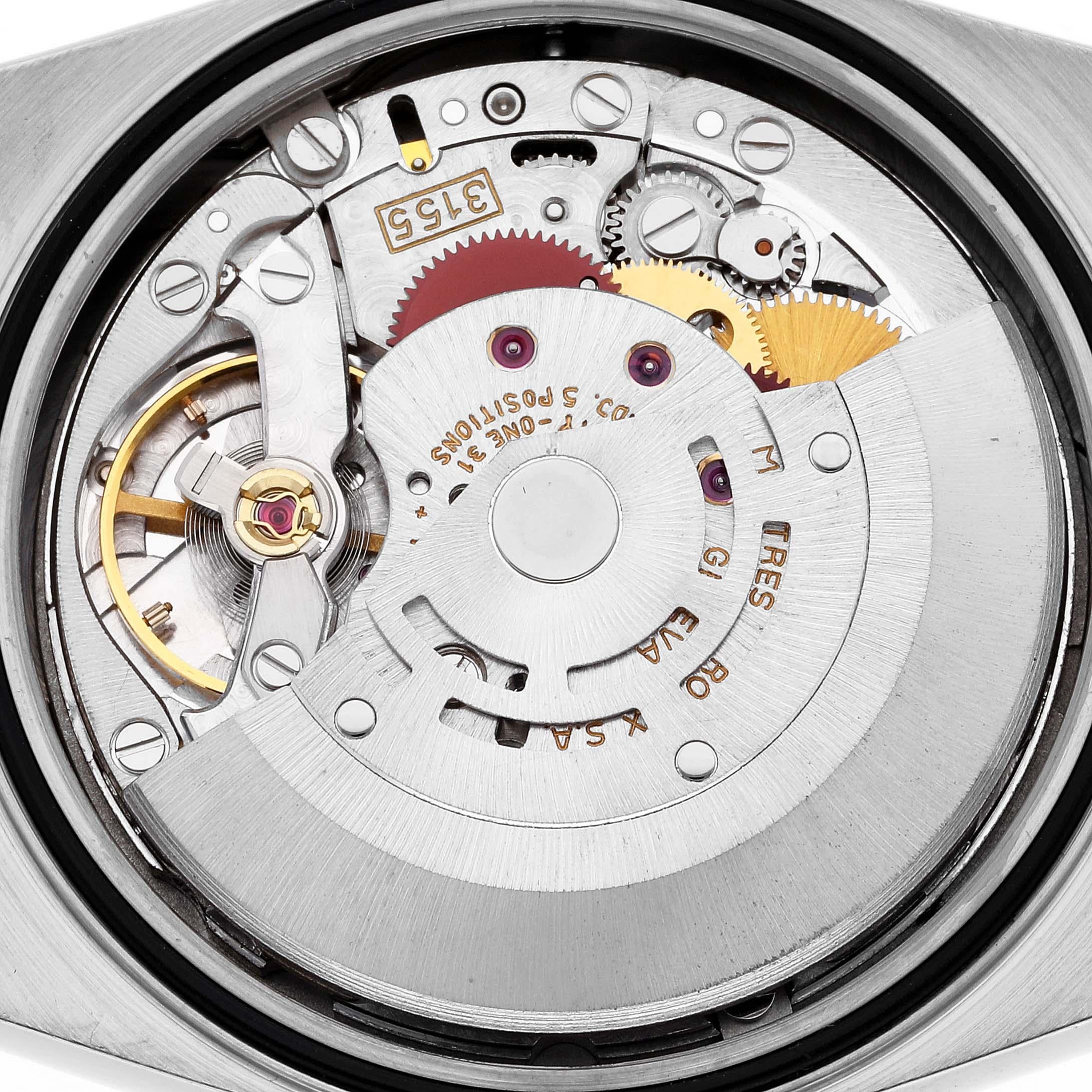 Rolex President Day-Date Tridor White Yellow Rose Gold Diamond Mens Watch 18349 en vente 4