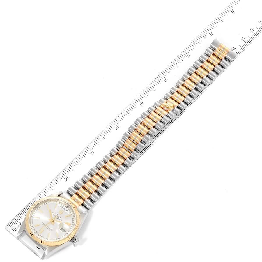 Rolex President Day-Date Tridor White Yellow Rose Gold Mens Watch 18239 For Sale 3