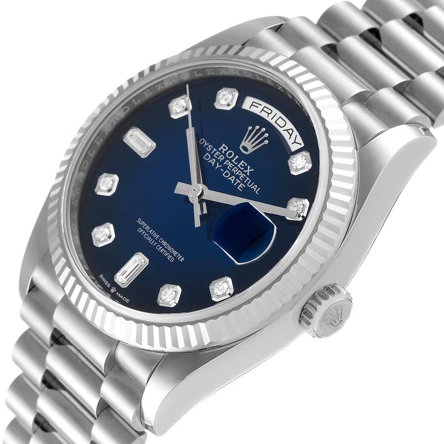 rolex day date 36 blue