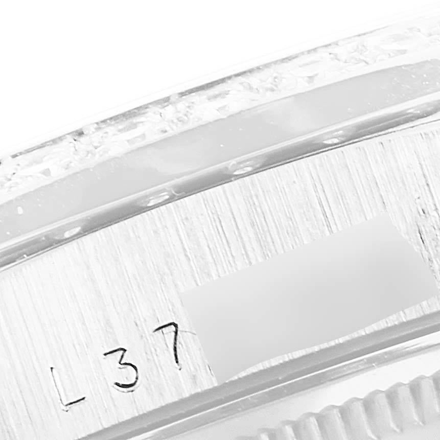 Rolex President Day-Date White Gold Diamond Dial Bezel Watch 18349 For Sale 1