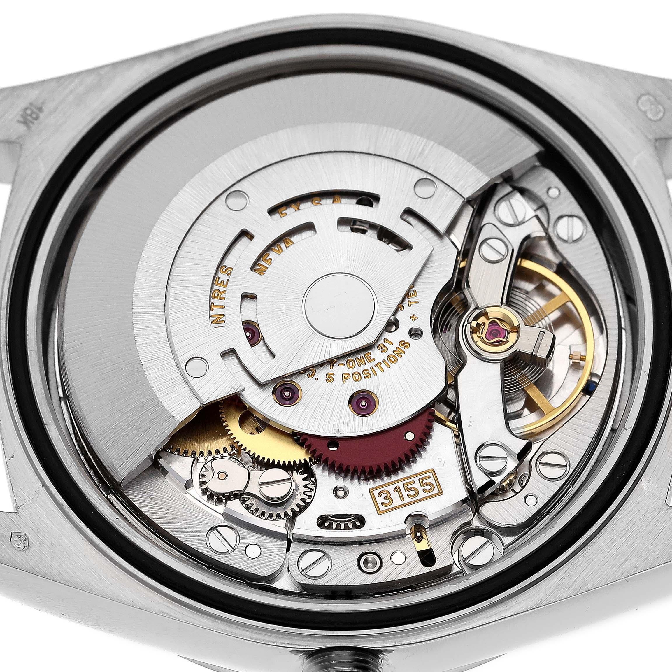Rolex Montre President Day-Date en or blanc avec cadran en diamants pour hommes 18239 en vente 2