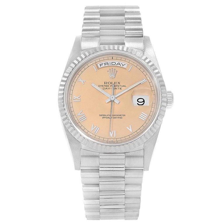 Rolex day date salmon dial Clearance