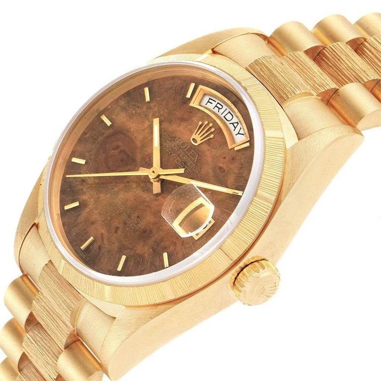 rolex wood dial for sale