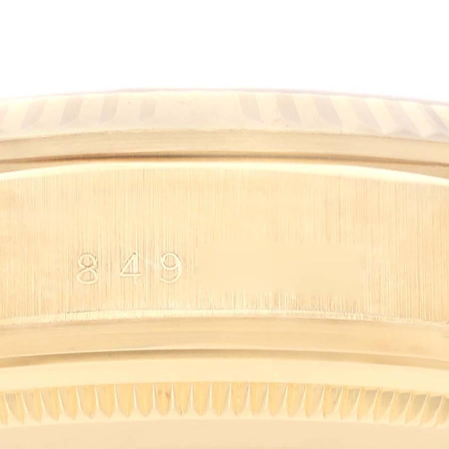 Rolex President Day-Date Gelbgold Champagner Zifferblatt Herrenuhr 18038 Papiere 4