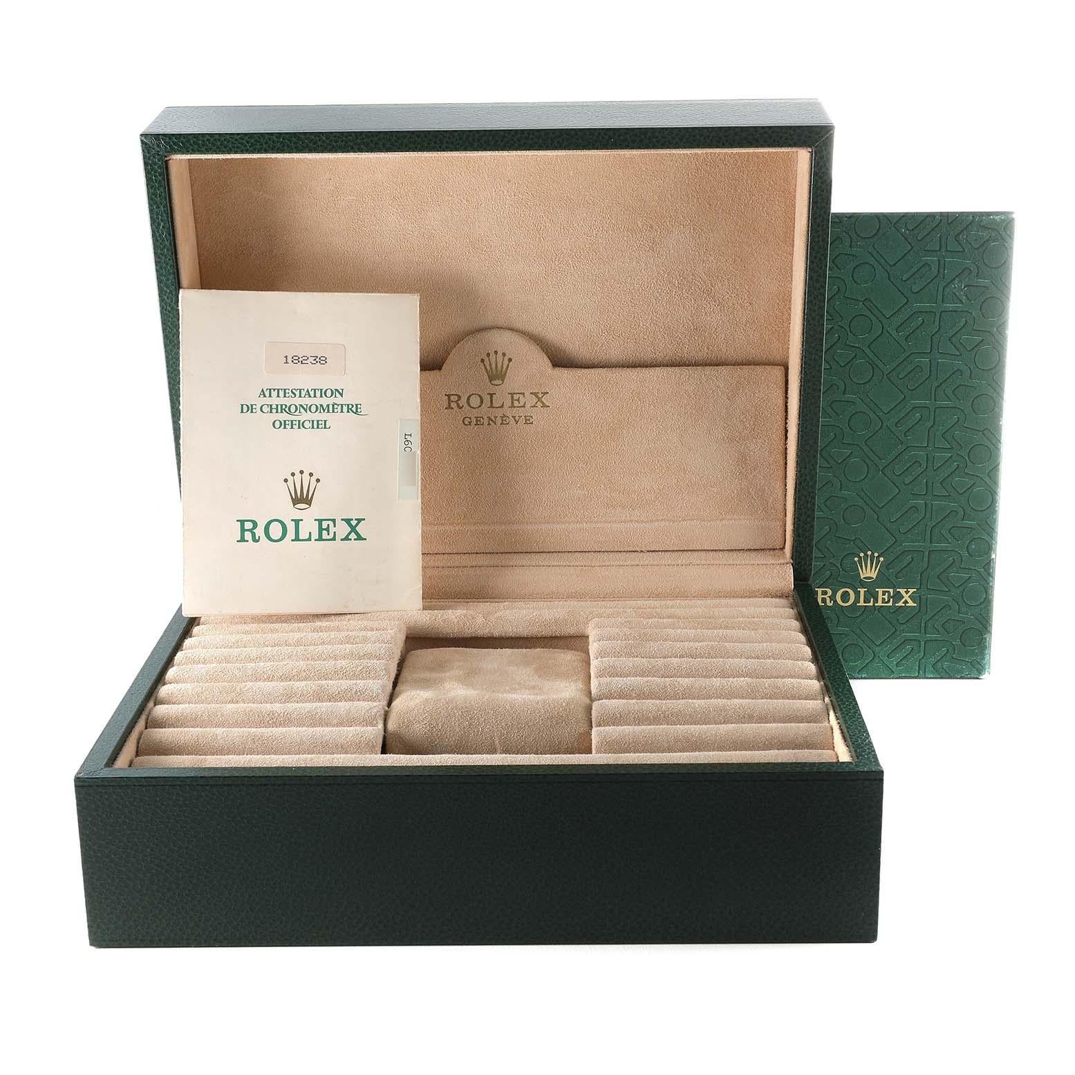 Rolex President Day-Date Yellow Gold Champagne Dial Mens Watch 18238 Box Papers 6
