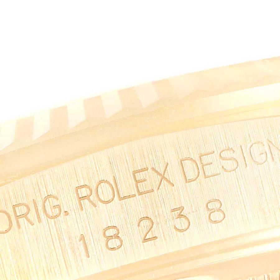 Rolex President Day-Date Yellow Gold Champagne Dial Mens Watch 18238 Papers 3