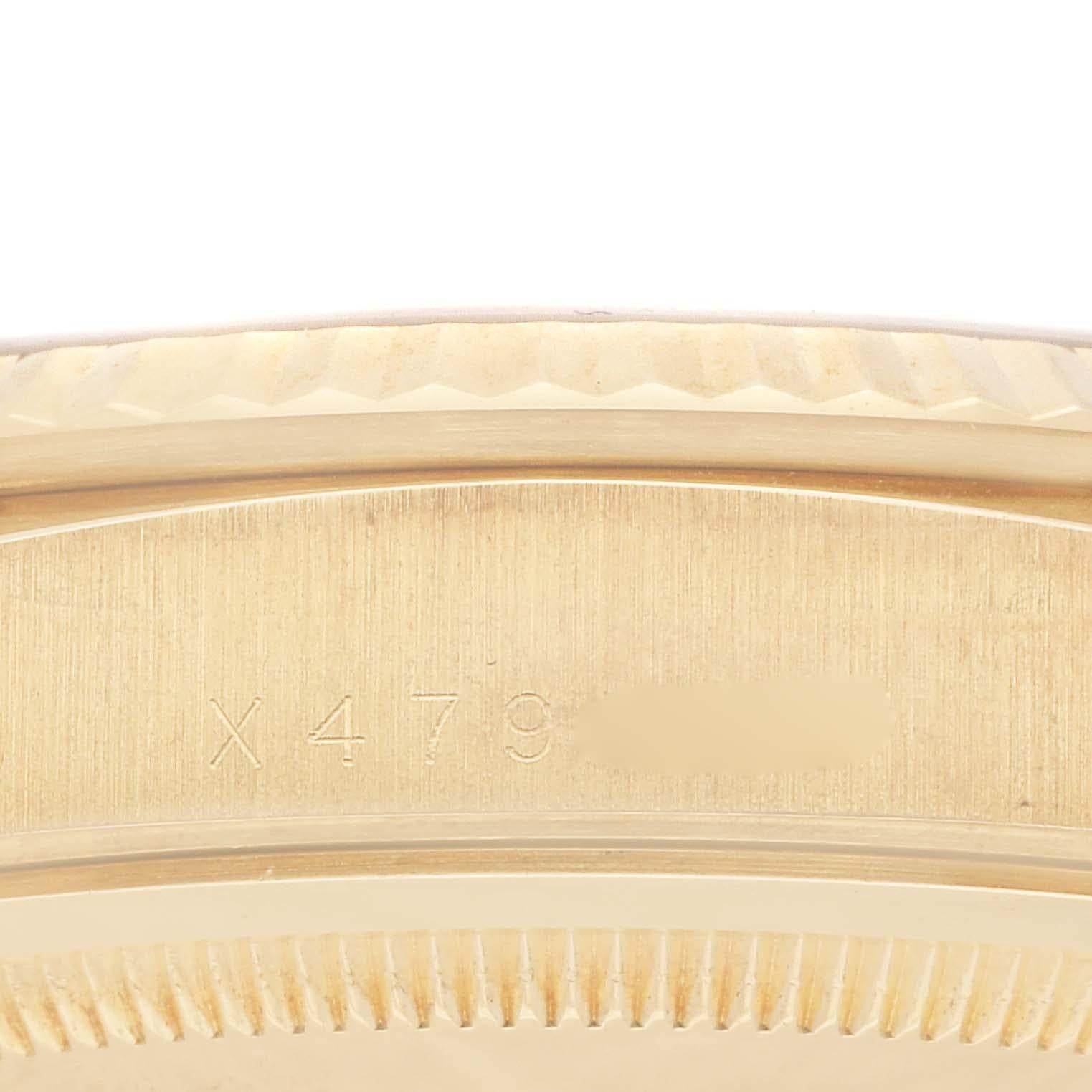 Rolex President Day-Date Montre pour hommes avec cadran champagne en or jaune 18238 en vente 1