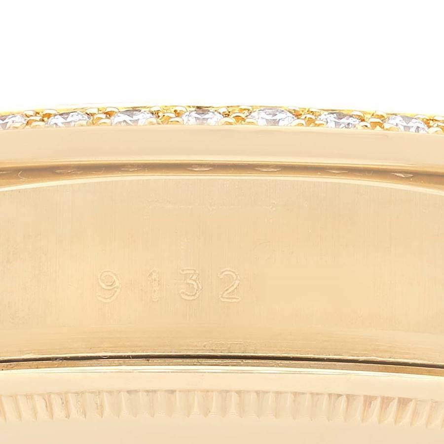 Rolex President Day-Date Gelbgold-Diamant-Lünette  Uhr 18048 3
