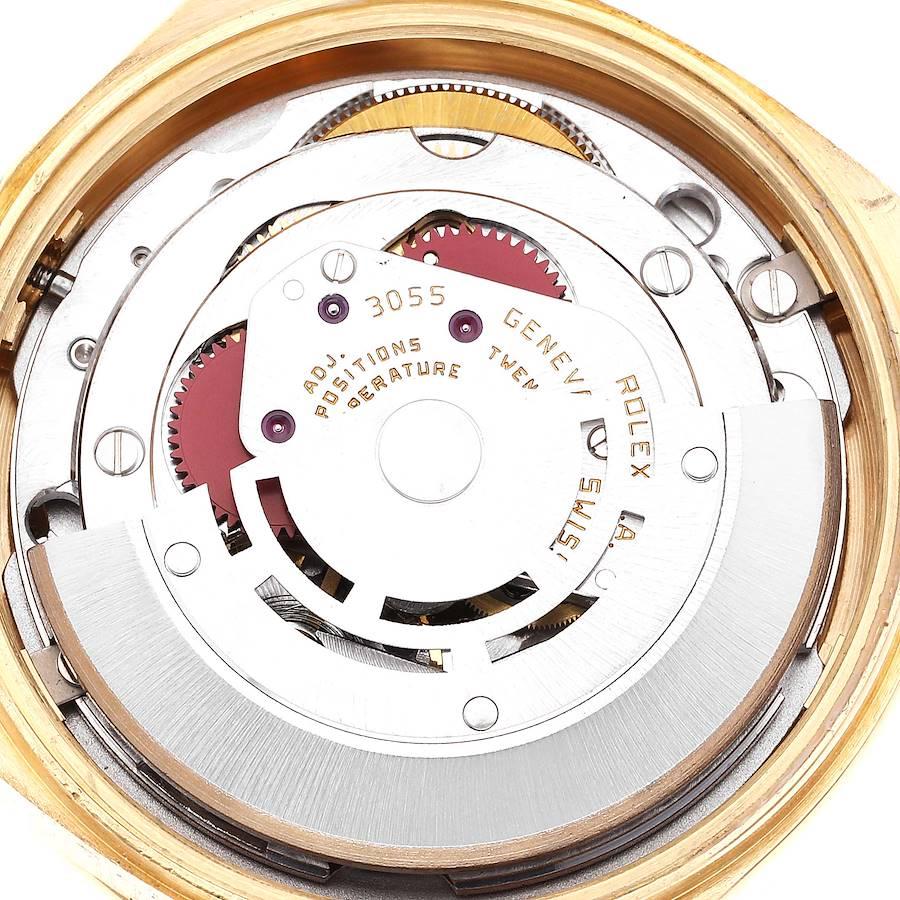 Rolex President Day-Date Gelbgold-Diamant-Lünette  Uhr 18048 4