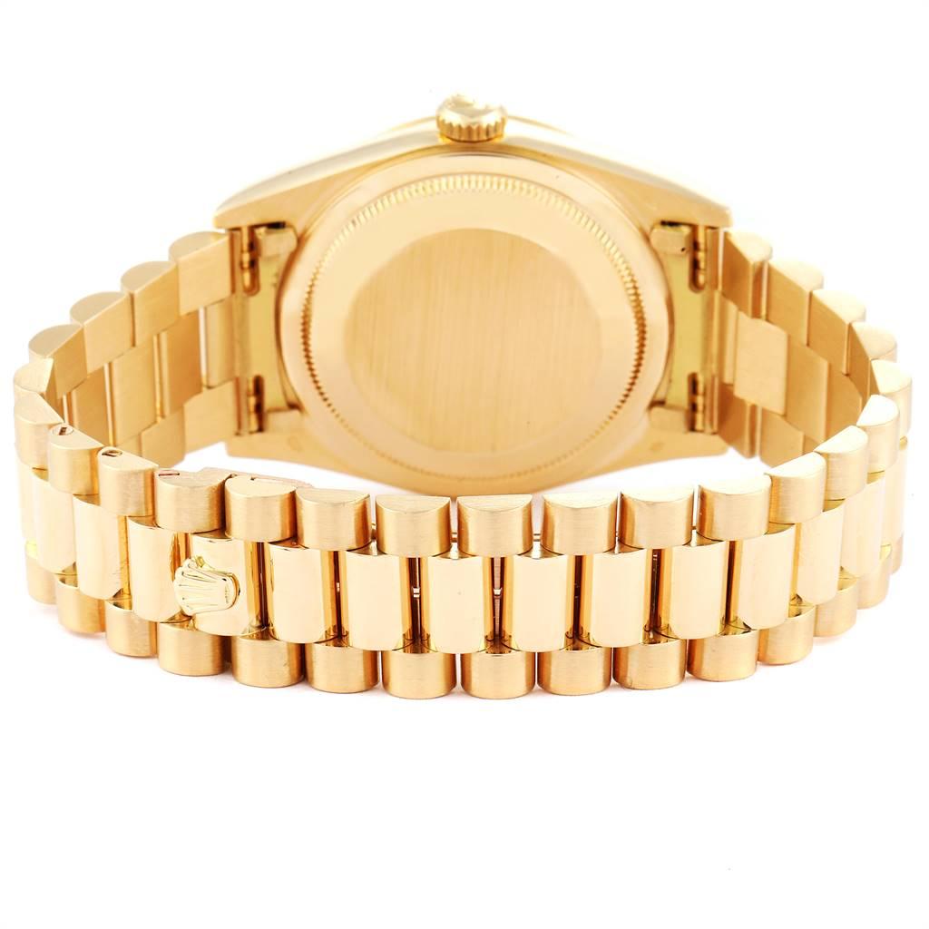 Rolex President Day-Date Yellow Gold Diamond Dial Men's Watch 18238 6