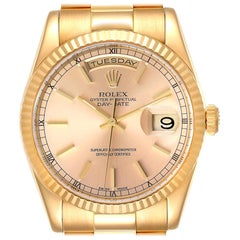 Rolex President Day Date Yellow Gold Men's Watch 118238