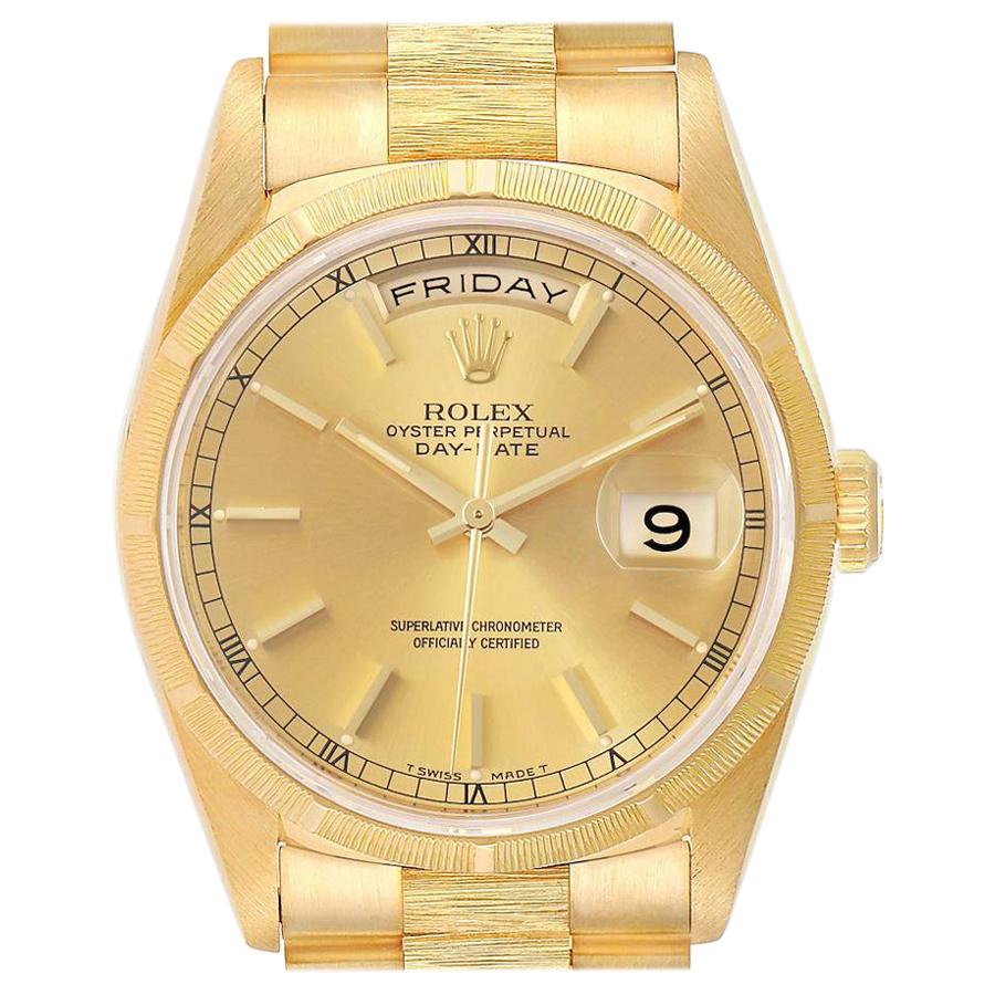 Rolex President Day-Date Yellow Gold Men's Watch 18248 Box
