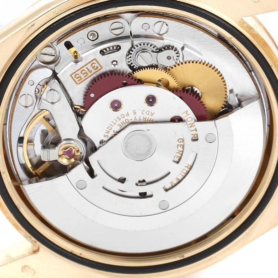 Rolex President Day Date Yellow Gold MOP Dial Mens Watch 118238 Box Papers For Sale 4