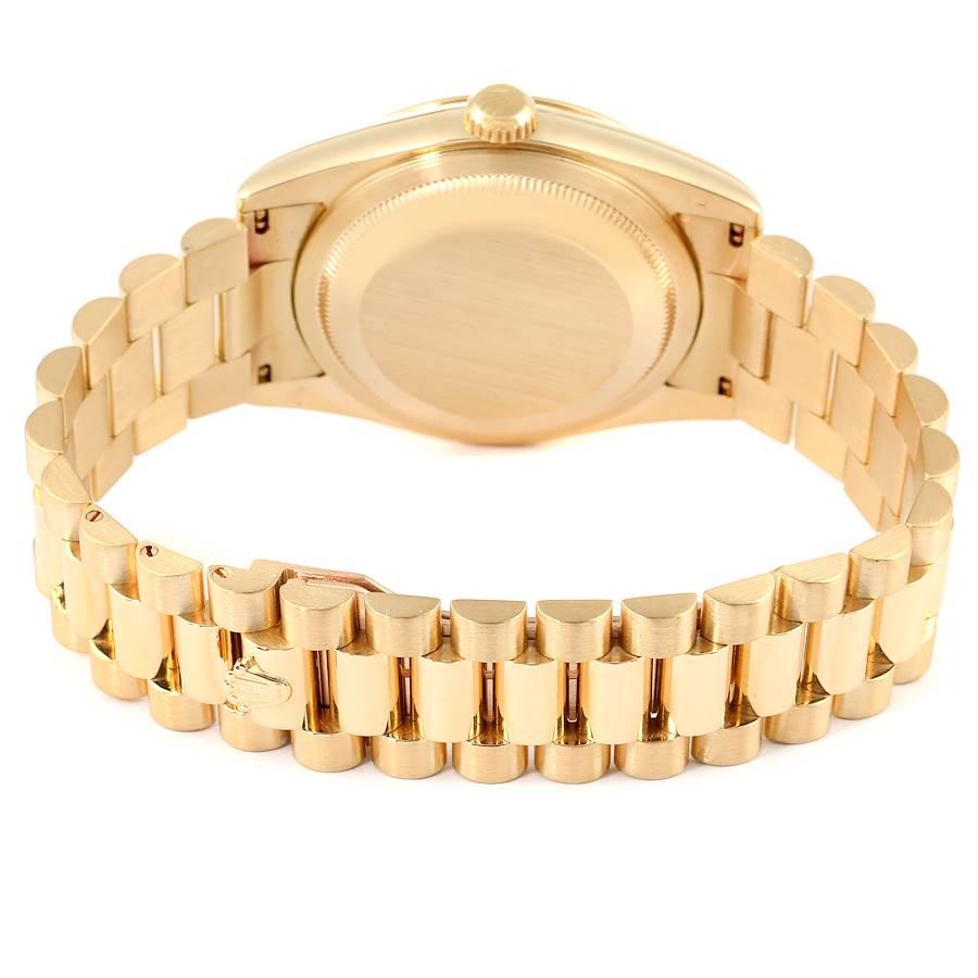 Rolex President Day Date Yellow Gold MOP Dial Mens Watch 118238 Box Papers For Sale 5