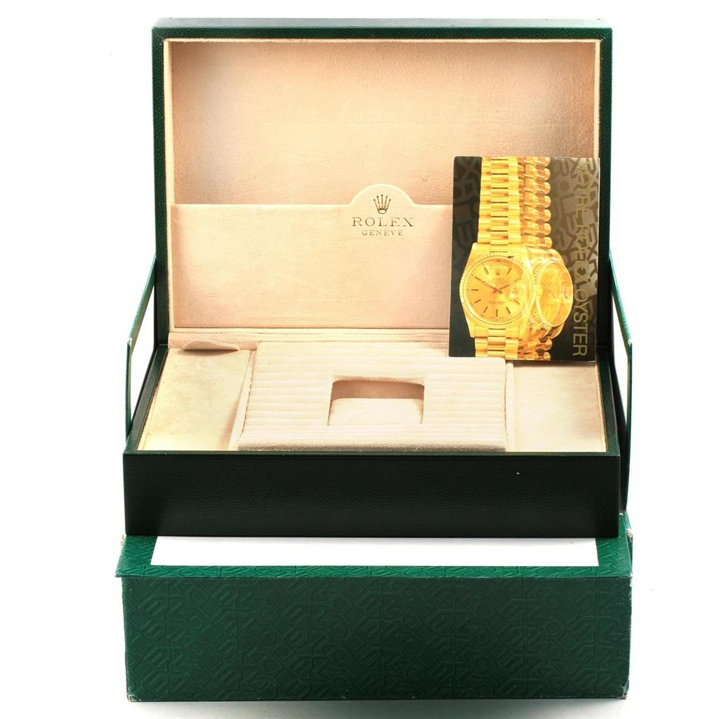 Rolex President Day-Date Yellow Gold Myriad Diamond Men's Watch 118388 For Sale 9