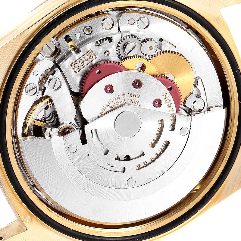 Rolex President Day-Date Yellow Gold Myriad Diamond Men's Watch 18238 For Sale 4