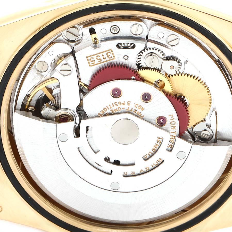 Rolex President Day-Date Yellow Gold String Diamond Dial Men's Watch 18238 5