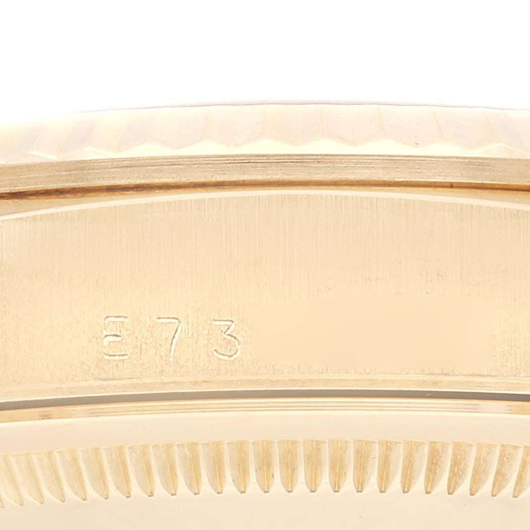 Rolex President Day-Date Gelbgold String Diamant Rubin Zifferblatt Herrenuhr 18238 4