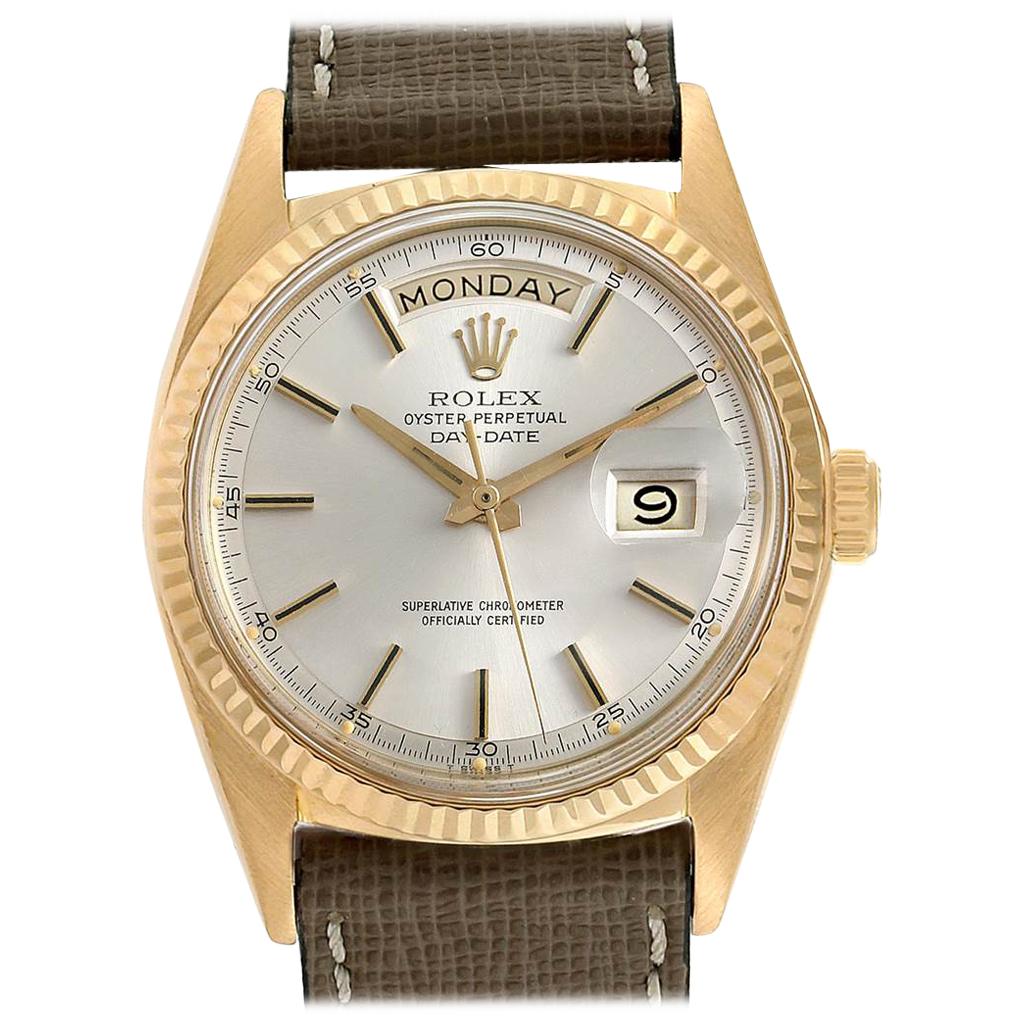 Rolex President Day-Date Yellow Gold Vintage Men's Watch 1803 For Sale