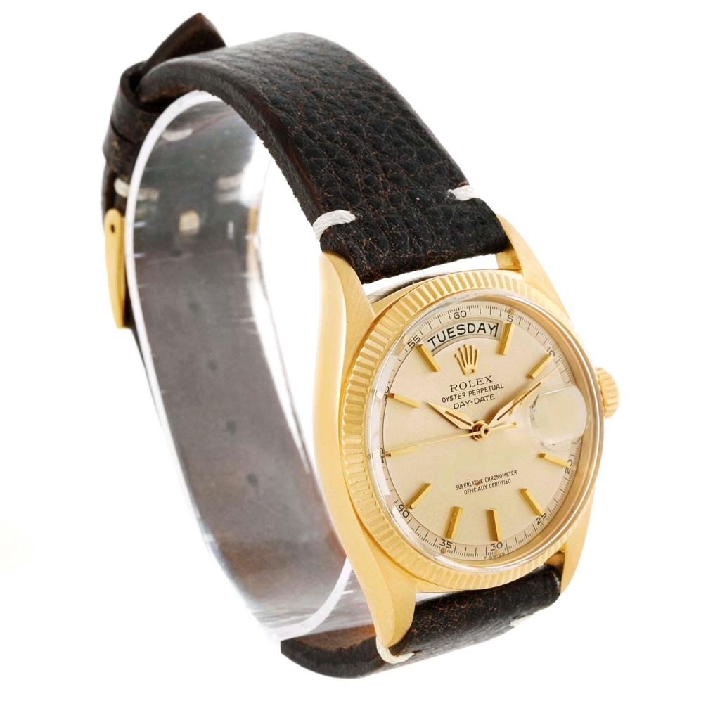 Rolex President Day-Date Yellow Gold Vintage Men's Watch 6611 Box For Sale 5