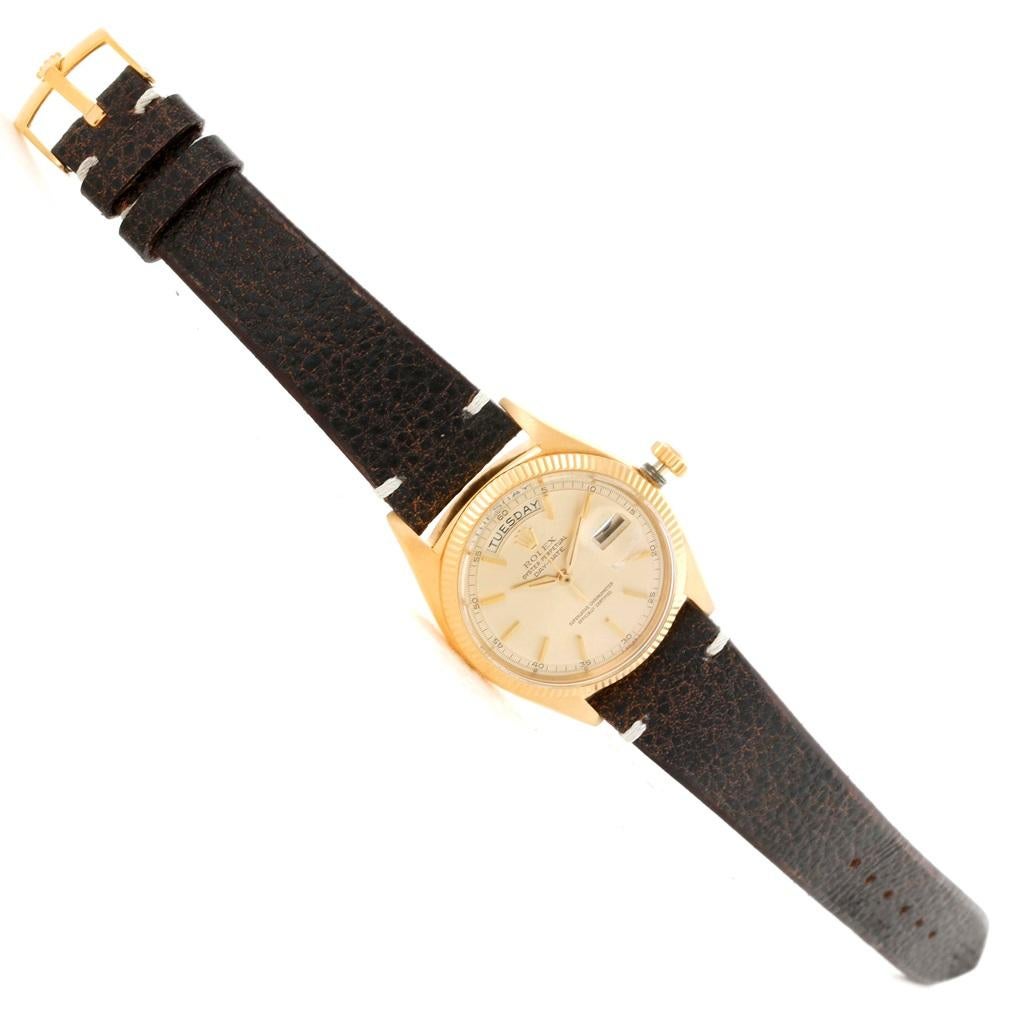 Rolex President Day-Date Yellow Gold Vintage Men's Watch 6611 Box 1