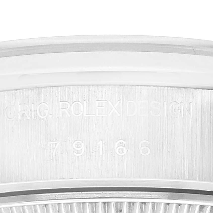 Rolex President Ladies Platinum Silver Diamond Dial Ladies Watch 179166 For Sale 2