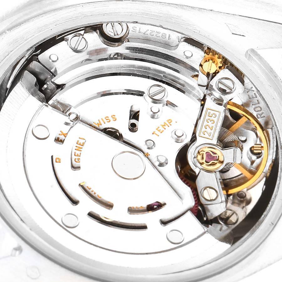 Rolex President Damenuhr 179166, Platin Silber Diamant Zifferblatt Damenuhr im Angebot 5
