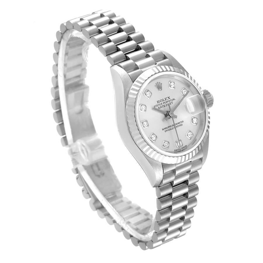 damen uhr silber
