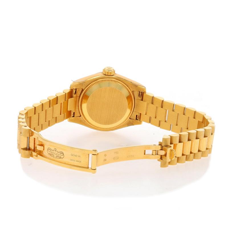 Rolex President Lady-Datejust Wristwatch 179178 Yellow Gold 18k Auto 1 Yr Wnty 1