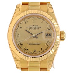 Rolex President Lady-Datejust Orologio da polso 179178 Oro giallo 18k Auto 1 anno di garanzia