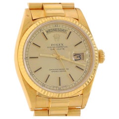 Rolex President Orologio da polso da uomo 18038 - Oro giallo 18k Automatico 1 anno di garanzia