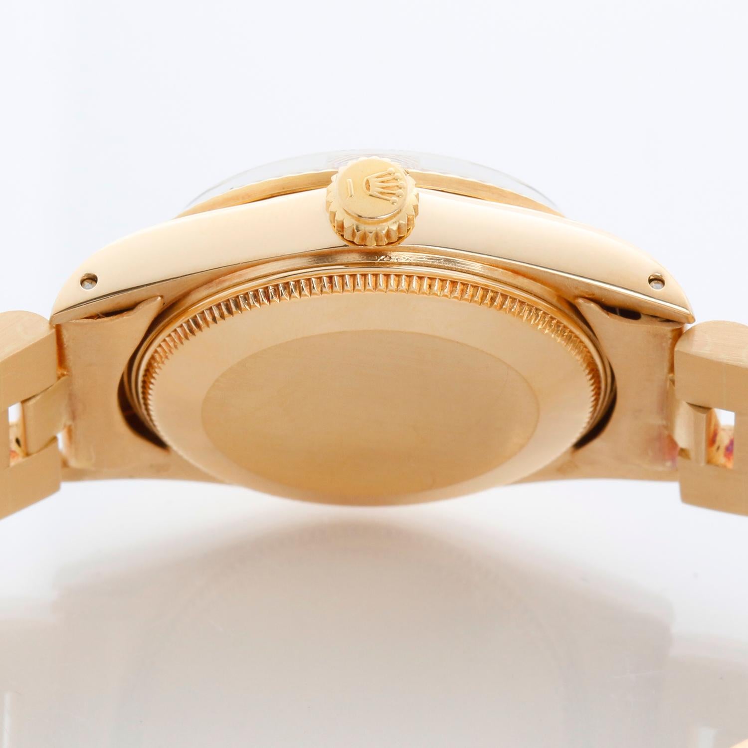 Rolex Präsident Midsize 18K Gelbgold Uhr 6827 1